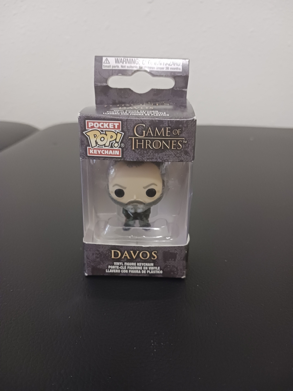 Funko Pocket Pop! Keychain Davos - Black, Gray, Tan NIB